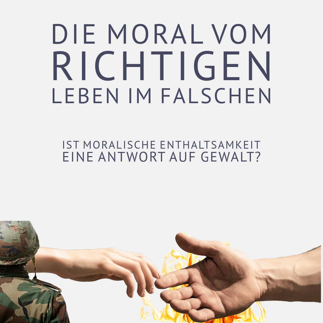 Die Ewige Frage Welches Verhalten Ist Richtig Ein Tiefer Tauchgang In Die Moral